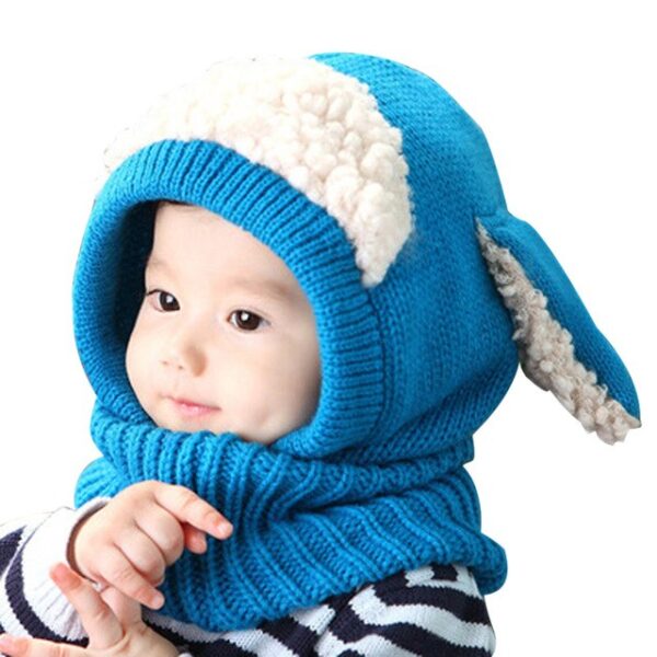 NIBESSER Kids Winter Hats Girls Boys Children Crochet Warm Caps Scarf Set Kids Baby Bonnet Cartton 1.jpg 640x640 1