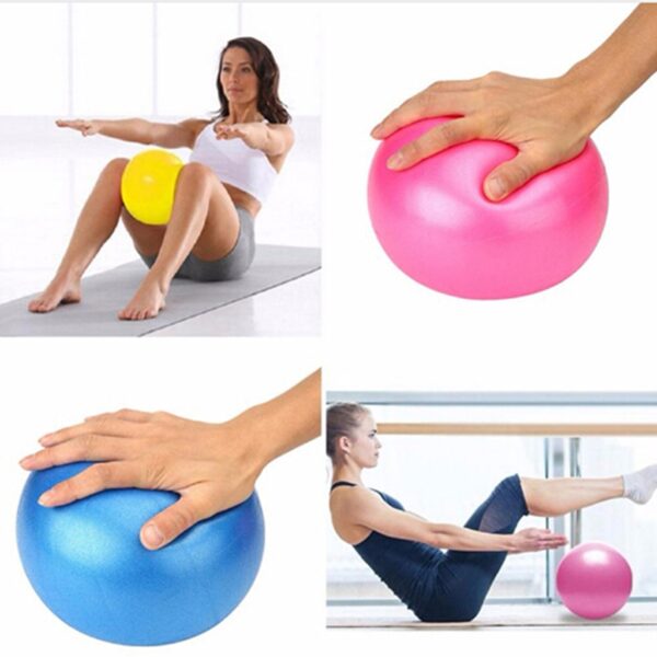 New 25cm Yoga Ball Exercise Gymnastic Fitness Pilates Ball Balance Exercise Gym Fitness Yoga Core Ball 4