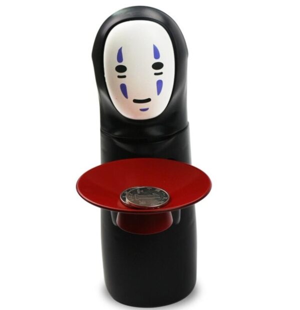 No Face Man Piggy Bank Money Miyazaki Hayao Spirited Away Cartoon Toy Dolls Music Figure