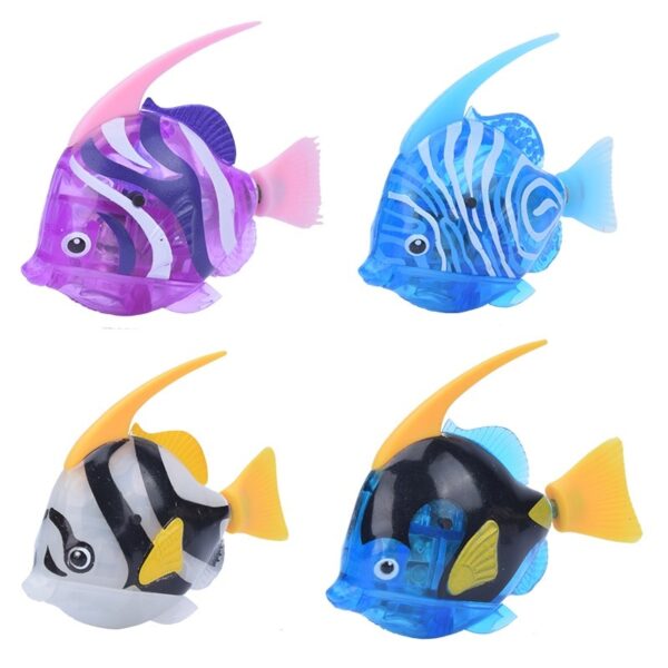 Pet Swimming Fish Toy Electronic Fish Ornanments Robot Rubber Aquatic Decor With Screwdriver 5