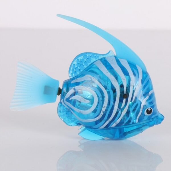 Pet Swimming Fish Toy Electronic Fish Ornanments Robot Rubber Aquatic Decor With