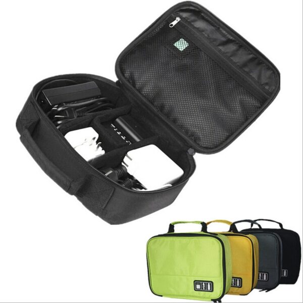 Portable Digital Accessories Gadget Devices Organizer USB Cable Charger Tote Case Storage Bag Travel Organizador IC876933