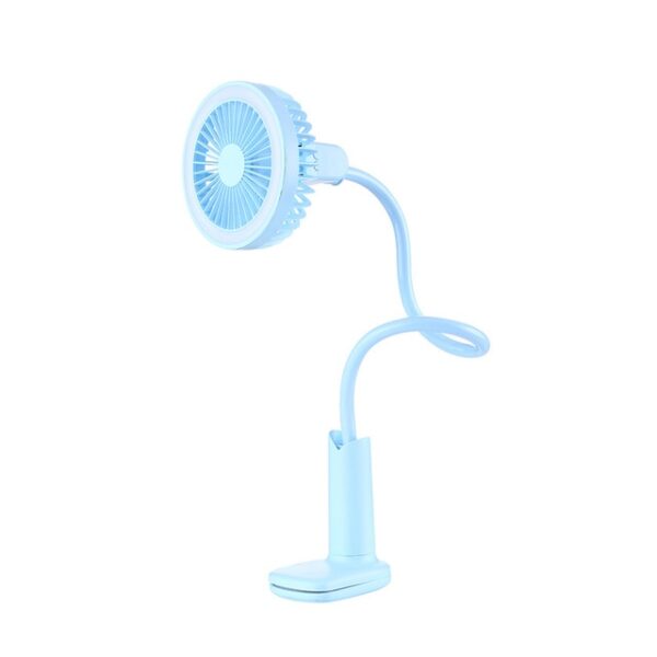 Portable USB Fan flexible with LED light 2 Speed Adjustable Cooler Mini Fan Handy Small Desk 1.jpg 640x640 1