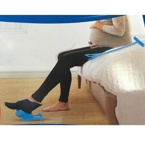 Pregnant Elder Sock Wear Shoe Horn Device Slider Easy on off Sock Aid Kit Shoe Horn 1