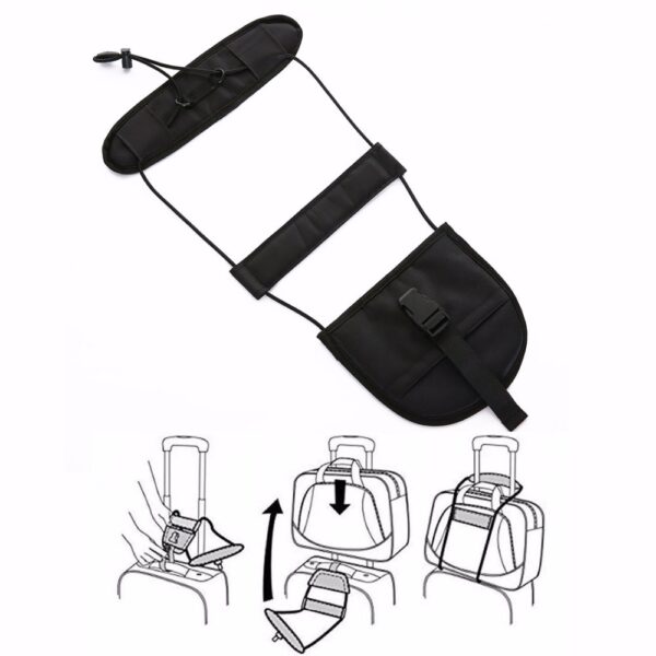 QIAQU Elastic Telescopic Luggage Strap Travel Bag Parts Suitcase Fixed Belt Trolley Adjustable Security Accessories Supplies 2