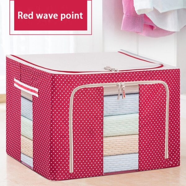 RFWCAK Household Portable Cloth Organizer Oxford Clothes Storage Box Quilt Duvet Storage Bin Underwear Storage Boxes 5.jpg 640x640 5