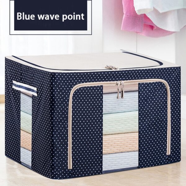 RFWCAK Household Portable Cloth Organizer Oxford Clothes Storage Box Quilt Duvet Storage Bin Underwear Storage Boxes 6.jpg 640x640 6