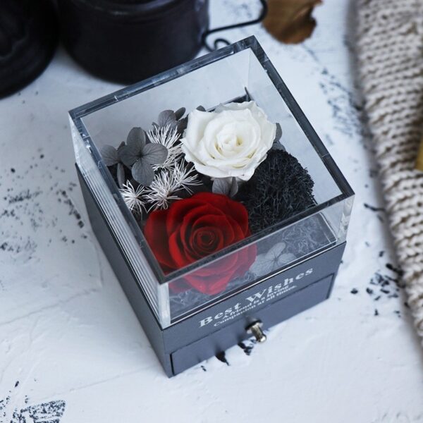 Rose Preserved Flower For Jewelry Box Wedding Souvenir Valentines Day Gift Valentine s Day Birthday Beautiful 3