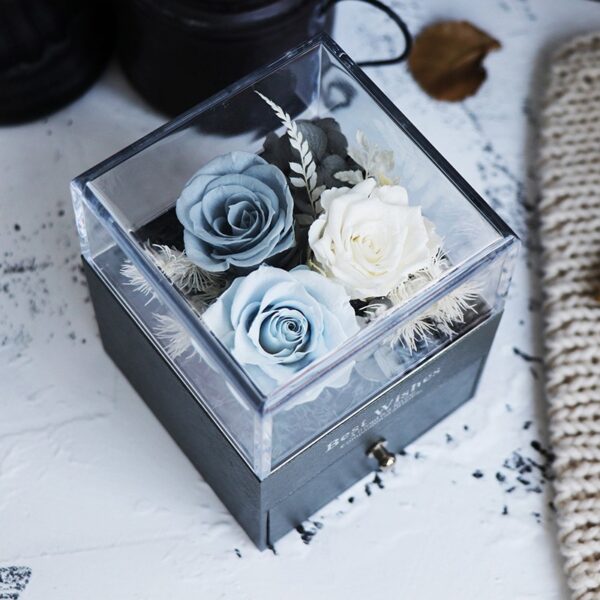 Rose Preserved Flower For Jewelry Box Wedding Souvenir Valentines Day Gift Valentine s Day Birthday Beautiful 4