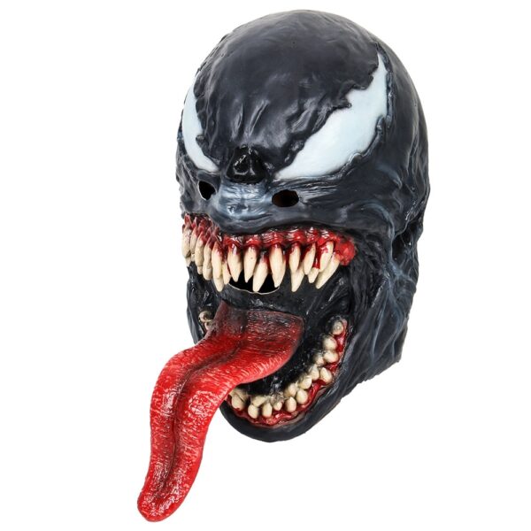 Spider Man The Venom Mask Black Red Cosplay SpiderMan Edward Brock Dark Superhero Venom Latex Masks 2