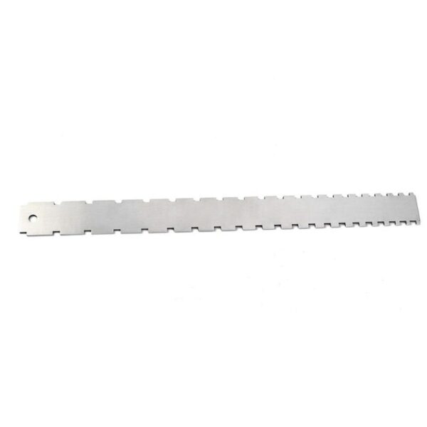 TSAI Stainless Steel Guitar Straight Edge Measure Tool For Electric Guitars Neck Notched Fretboard and Frets 1