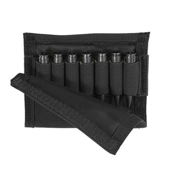 Taktikal nga Buttstock Rifle Cheek Rest Pouch Riser Pad Ammo Cartridges Holder Carriers Pouch Round Shell Cartridge 3
