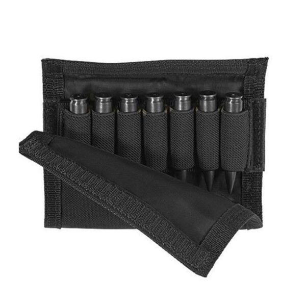 Tactical Buttstock Rifle Cheek Rest Pouch Riser Pad Ammo Cartridges Holder Carrier Pouch Round Shell Cartridge 3