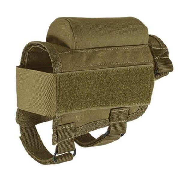 Taktikal nga Buttstock Rifle Cheek Rest Pouch Riser Pad Ammo Cartridges Holder Carriers Pouch Round Shell Cartridge 4