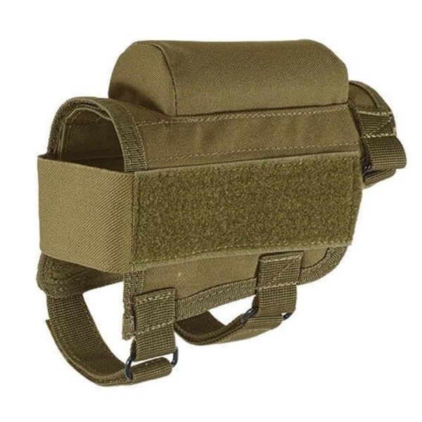 Tactical Buttstock Rifle Cheek Rest Pouch Riser Pad Ammo Cartridges Holder Carrier Pouch Round Shell Cartridge 4