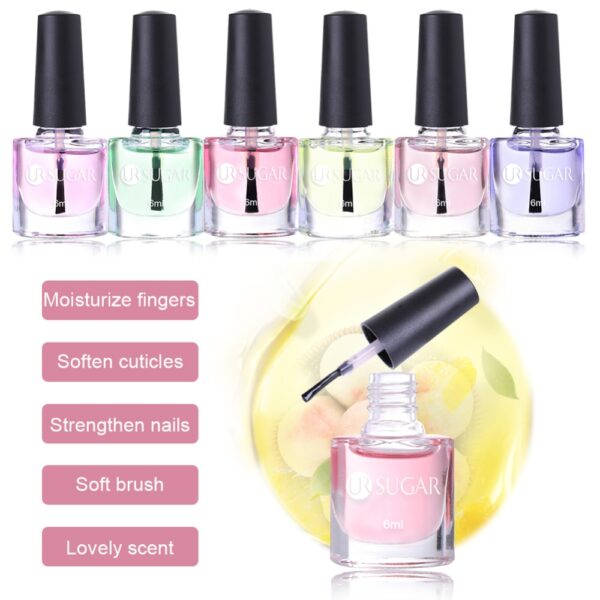 UR SUGAR Nail Cuticle Oil Transparent Revitalizer Nutrition Cuticle Oil Flower Flavor Nail Care Nail Treatment 1