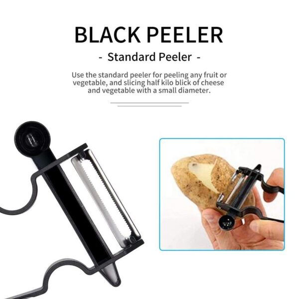 Uppgraderad Magic Trio Peeler Set med 3