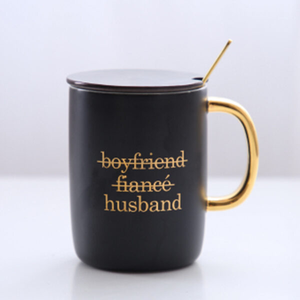 Valentines day gift Coffee Cup with Cap Spoon Anniversary present for husband wife gift for girlfriend 1 1.jpg 640x640 1 1