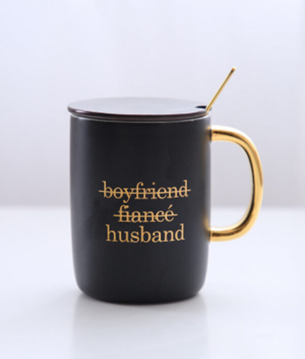 Valentines day gift Coffee Cup with Cap Spoon Anniversary present for husband wife gift for girlfriend 1 1.jpg 640x640 1 1