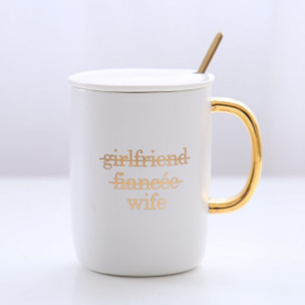 Valentines day gift Coffee Cup with Cap Spoon Anniversary present for husband wife gift for girlfriend 2.jpg 640x640 2