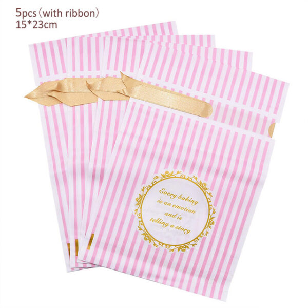 Wedding Favors Cute Bow Tie Stripe Cookie Candy Gift Bags for Candy Biscuits Snack Baking Package 10.jpg 640x640 10