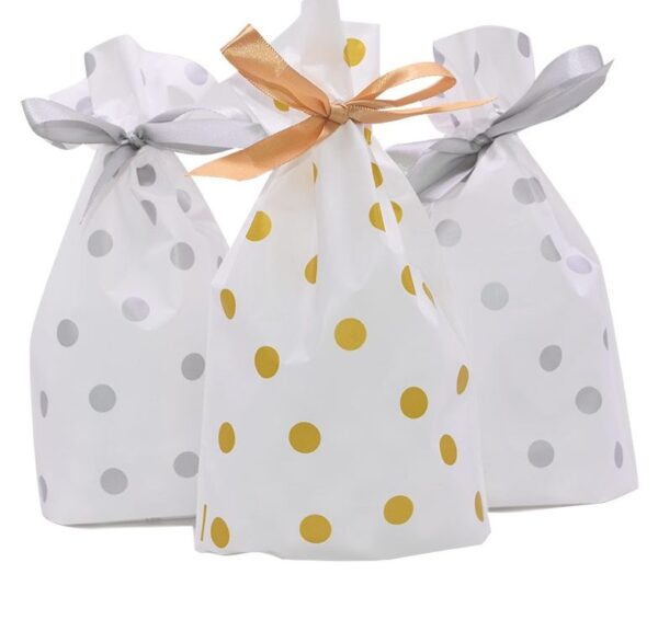 Wedding Favorites Cute Bow Tie Stripe Cookie Candy Gift Bags for Candy Biscuits Snack Baking Package 2 e1548940726442