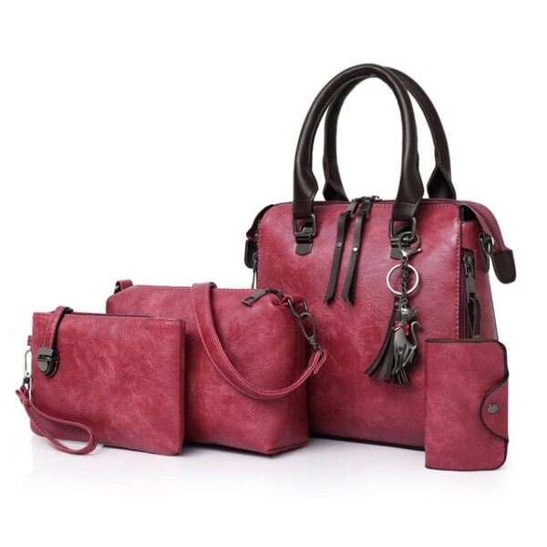 Women Composite Bag Multi colore Luxury Leather Purse and Handbags Ane mukurumbira Brands Designer Sac Handbag Mukadzi 2.jpg 640x640 2