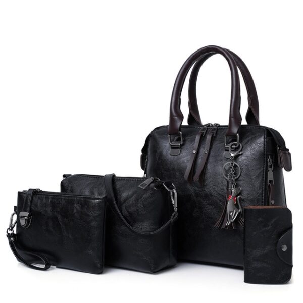Kvinders sammensat taske Flerfarvet luksuriøs læderpung og håndtasker Berømte mærker Designer Sac håndtaske
