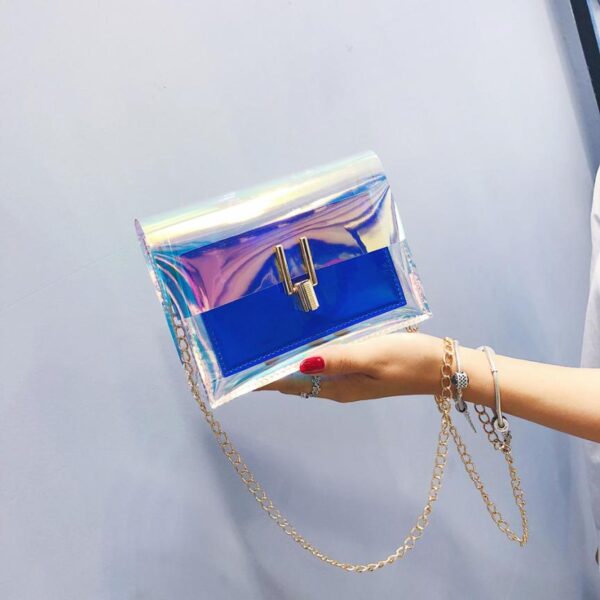 Women Shoulder Bag Fashion Laser Transparent Crossbody Bags Messenger Shoulder Beach Bag 2019 New Design Shoulder 2