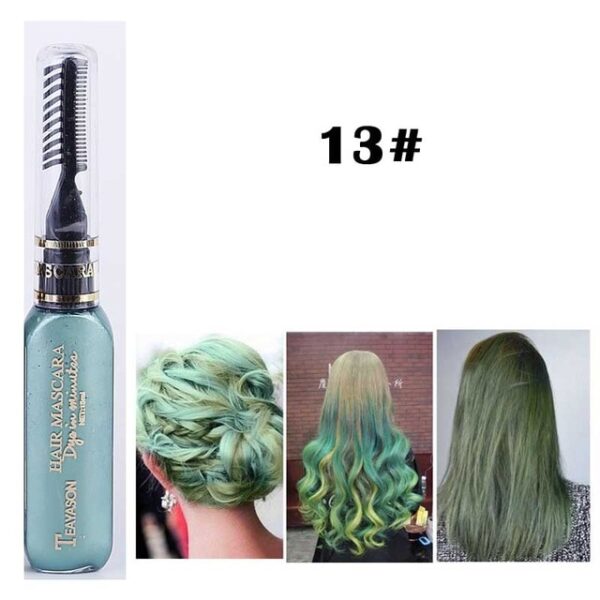 13 Colors One off Hair Color Dye Temporary Non toxic DIY Hair Color Mascara Washable One 12.jpg 640x640 12