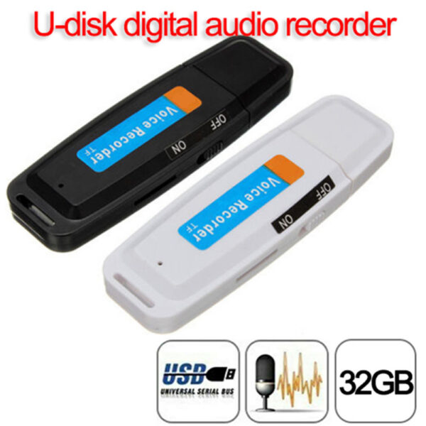 2018 Bag-ong U Disk Digital Audio Voice Recorder Pen charger USB Flash Drive hangtod sa 32GB 2 1