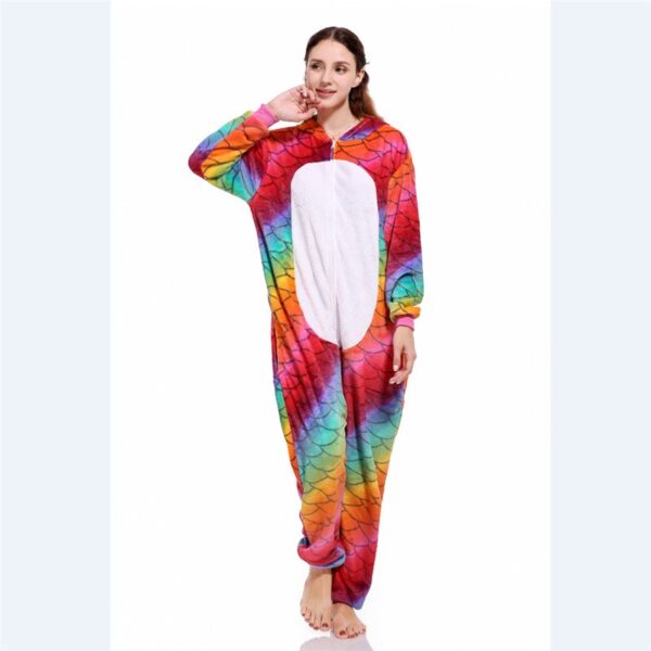 2018 Wholesale Animal Kigurumi Stitch Star Unicorn Pikachu Onesie Adult Unisex Cosplay Costume Pajamas Sleepwear For 1
