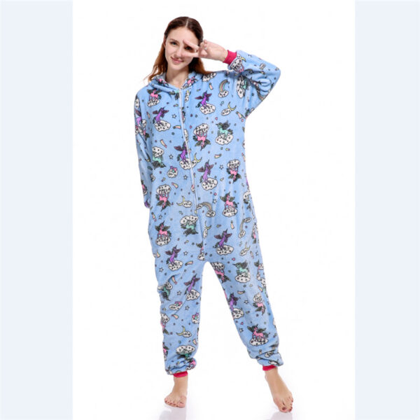 2018 Wholesale Animal Kigurumi Stitch Star Unicorn Pikachu Onesie Adult Unisex Cosplay Costume Pajamas Sleepwear For 5