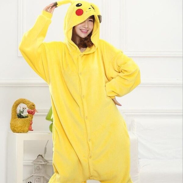 2018 Wholesale Animal Kigurumi Stitch Star Unicorn Pikachu Onesie Adult Unisex Cosplay Costume Pajamas Sleepwear For 6.jpg 640x640 6