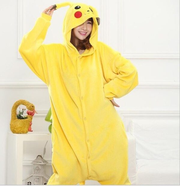 2018 Wholesale Animal Kigurumi Stitch Star Unicorn Pikachu Onesie Adult Unisex Cosplay Costume Pajamas Sleepwear For 6.jpg 640x640 6