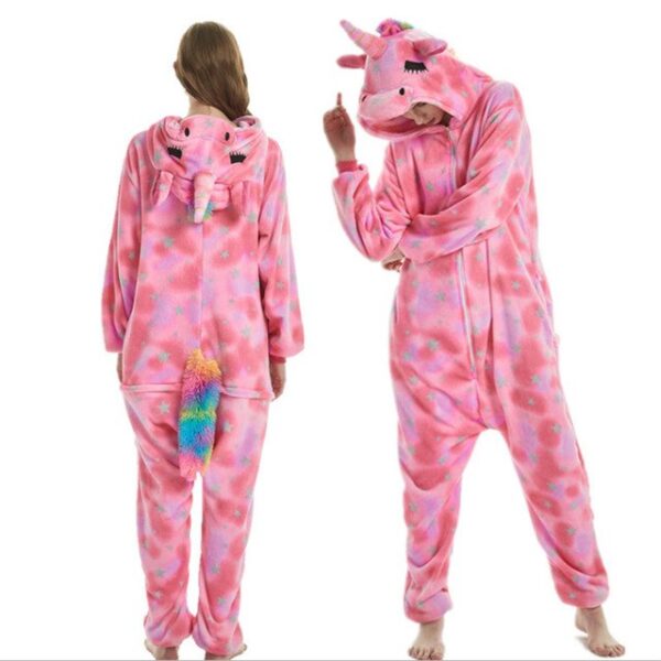 2018 Wholesale Animal Kigurumi Stitch Star Unicorn Pikachu Onesie Adult Unisex Cosplay Costume Pajamas Sleepwear Para sa 7.jpg 640x640 7