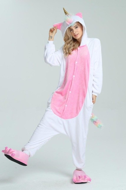 2018 Wholesale Animal Kigurumi Stitch Star Unicorn Pikachu Onesie nga hamtong nga Unisex Cosplay Costume Pajamas Sleepwear