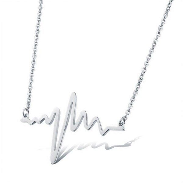 316L Stainless Steel Heartbeat Necklaces Pendants Career Women High Polished Pendant Letter Love Necklace Friendship Jewelry 1.jpg 640x640 1
