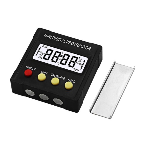Alat za mjerenje magnetske osnove s minijaturnim digitalnim kutomjerom od 360 stupnjeva, elektroničkom kutijom 2