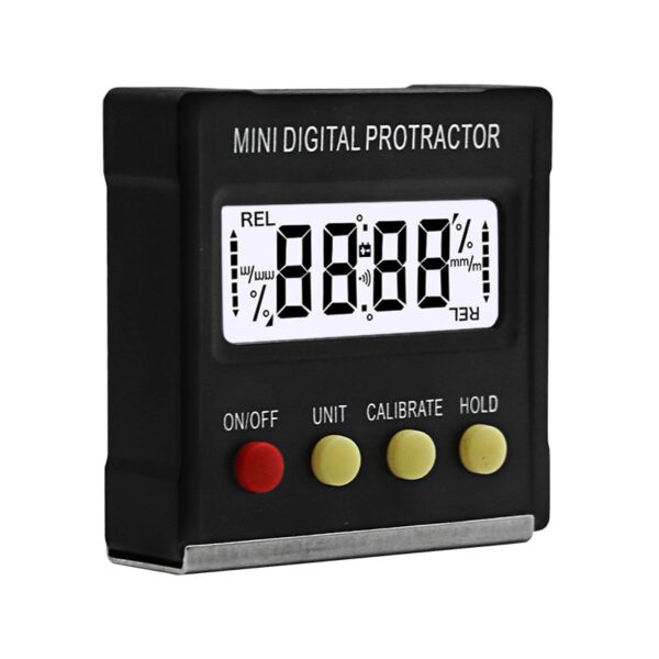 360 Degree Mini Digital Protractor Inclinometer Electronic Level Box Magnetic Base Measuring Tools 4