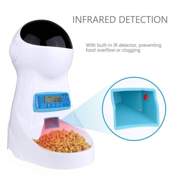 3L Automatic Pet Food Feeder With Voice Recording Pets food Bowl For Medium Small Dog Cat 15