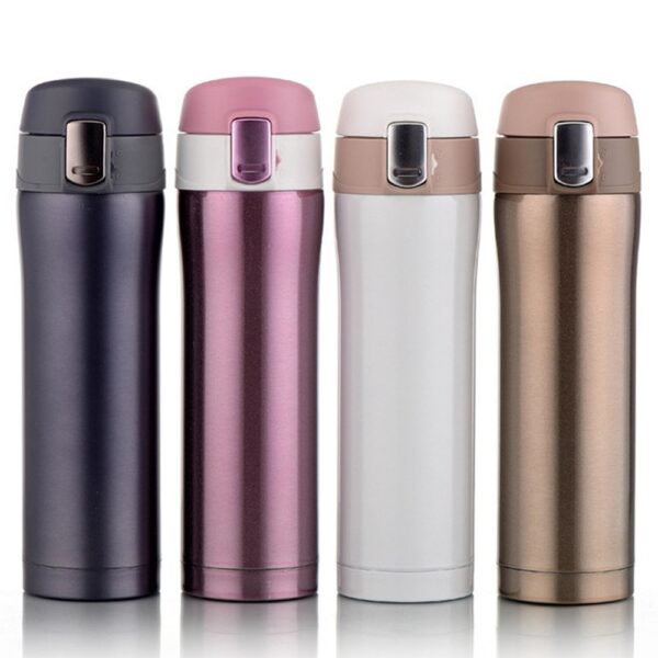 4 Colors Home Kitchen Vacuum Flasks Thermoses 500ml 350ml Stainless Steel Insulated Thermos Cup Coffee Mug 4