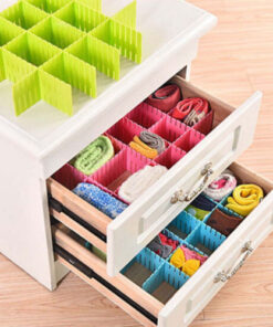 4pcs lot Adjustable Drawer Organizer Board Storage Boxes Home Decor wardrobe Brief Clothes Boxs Divider 7