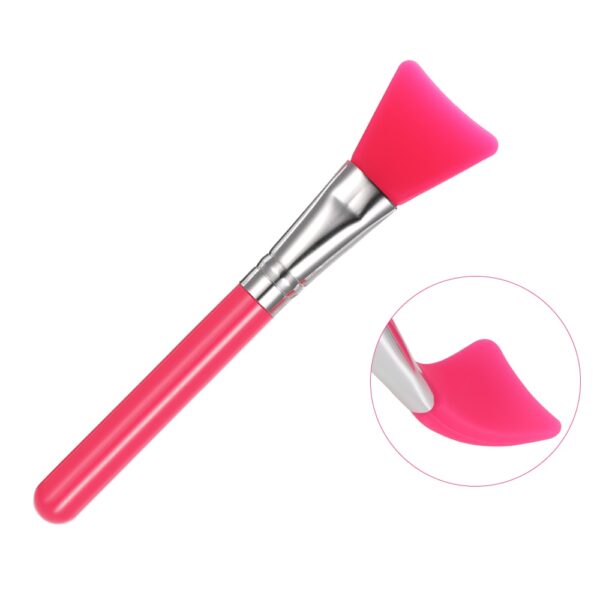 6Pcs ຕັ້ງ Silicone Makeup Brush Professional Facial Mask Foundation Cream Concealer Eyeshadow Brush ເຄື່ອງ ສຳ ອາງເຮັດໃຫ້ 2