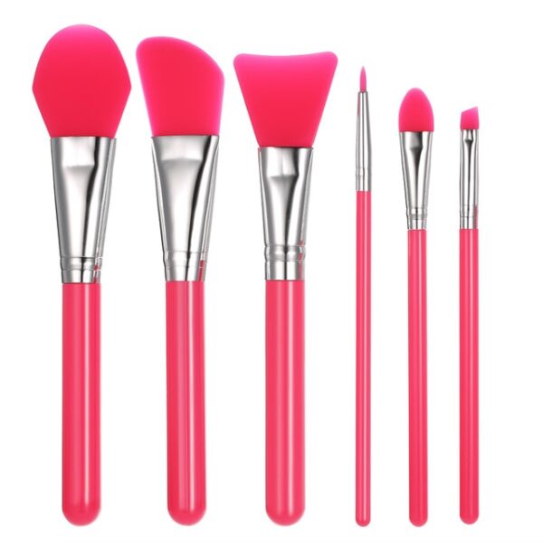 6Pcs ຕັ້ງ Silicone Makeup Brush Professional Facial Mask Foundation Cream Concealer Eyeshadow Brush ເຄື່ອງ ສຳ ອາງເຮັດໃຫ້ 3.jpg 640x640 3