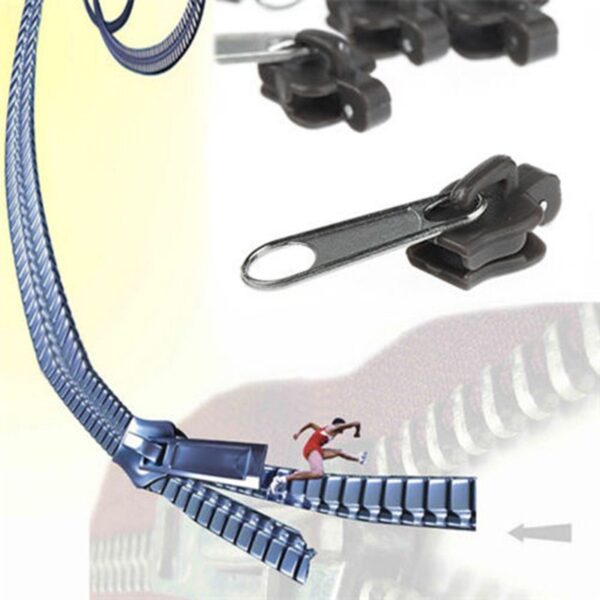 6x Universal Instant Fix Zipper Repair Replacement Zip Slider Teeth Rescue Kit DJ0214