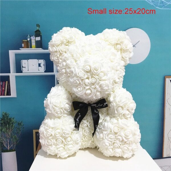 Artipisyal nga Bulak Rose Bear Uyab Anibersaryo Pasko Valentine's Day Regalo Birthday Regalo Para sa Kasal 11.jpg 640x640 11