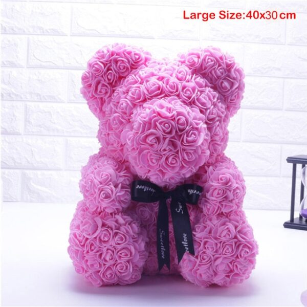 Artipisyal nga Bulak Rose Bear Uyab Anibersaryo Pasko Valentine's Day Regalo Birthday Regalo Para sa Kasal 2.jpg 640x640 2