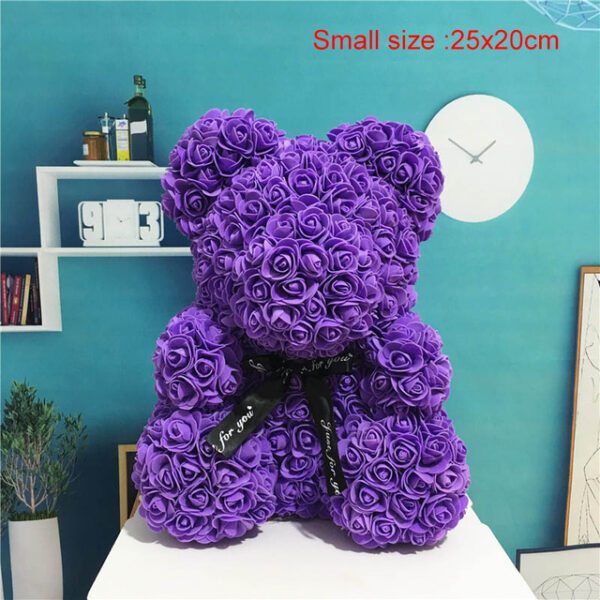 Artipisyal nga Bulak Rose Bear Uyab Anibersaryo Pasko Valentine's Day Regalo Birthday Regalo Para sa Kasal 9.jpg 640x640 9