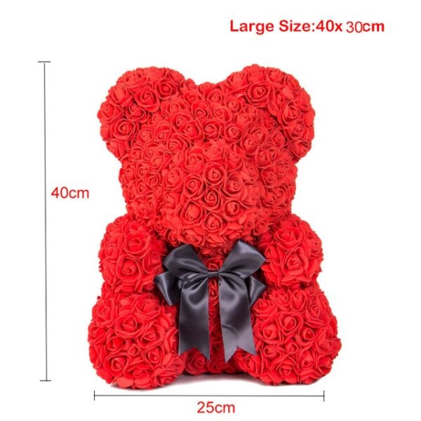Bunga Buatan Mawar Beruang Pacar Ulang Tahun Natal Hadiah Hari Valentine Hadiah Ulang Tahun Untuk Pernikahan